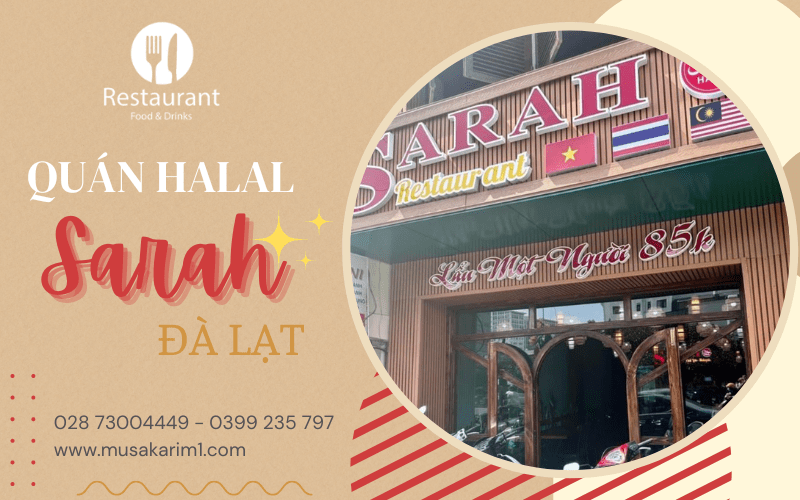 quán halal sarah đà lạt